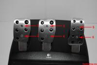 Remove the pedal faces